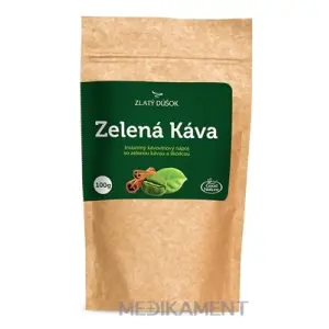 Zlatý Dúšok Zelená Káva instantný nápoj so škoricou 100 g