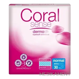 Coral Sense Normal vložky inkontinenčné pre ženy 25 cm 30 ks