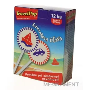 TravelPop lízanka pri cestovnej nevoľnosti 1x12 ks