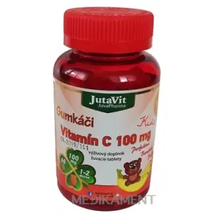JutaVit Gumkáči Vitamín C 100 mg Kids tablety 60 ks