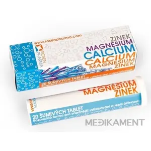 ZINOK, MAGNESIUM, CALCIUM - RosenPharma tbl eff 1x20 ks