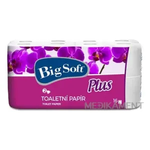 Big Soft Plus toaletný papier 2-vrstvový, biely 1x16 ks