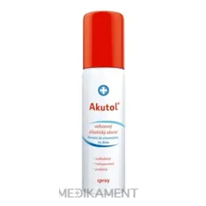 Akutol spray plastický obväz ochranný sprej s hnacím plynom 60 ml