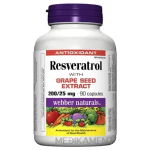 Webber Naturals Resveratrol kapsuly 90 ks