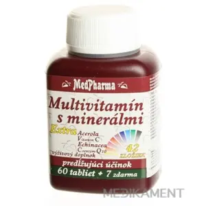 MedPharma MULTIVITAMIN S MINERÁLMI EXTRA 42 ZLOŽIEK tablety 67 ks