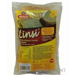 Novalim LINSI - bezgluténový chlieb s ľanom 300 g