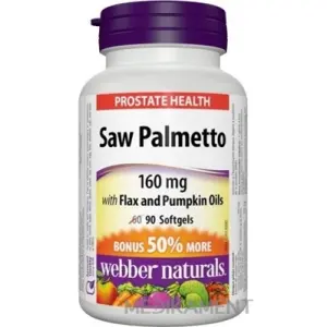 Webber Naturals Prostata Saw Palmetto 160 mg tablety 90 ks