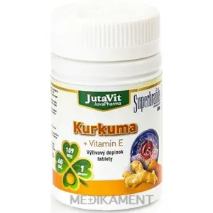 JutaVit Kurkuma + Vitamín E tablety 60 ks