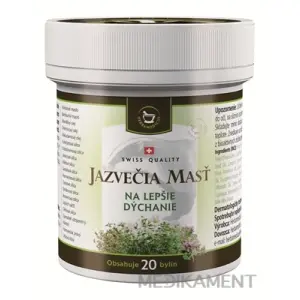 SwissMedicus Herbamedicus JAZVEČIA MASŤ na lepšie dýchanie 125 ml