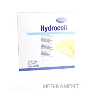HYDROCOLL kompres hydrokoloidný 20cm x 20cm 5 ks