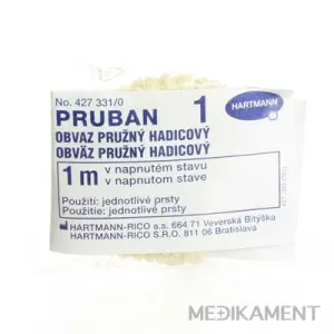 PRUBAN sieťový hadicový obväz veľ.1 jednotlivé prsty 1 cm x 1 m 1 ks