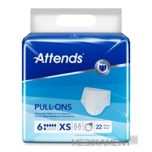 ATTENDS Pull-Ons 5 XS inkontinenčné nohavičky, savosť 1499 ml, obvod bokov 45-60 cm, 1x21 