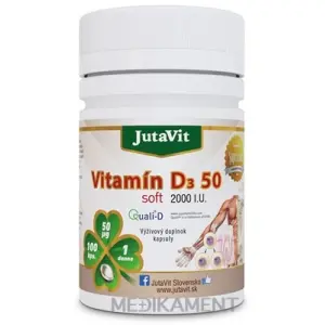 JutaVit Vitamín D3 50 soft kapsuly 100 ks