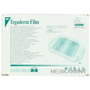 3M TEGADERM Film 1626W 10 cm x 12 cm transparentné krytie 50 ks