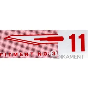 Surgeon SKALPELOVÉ ČEPIELKY SURGEON č.11 sterilné 100 ks