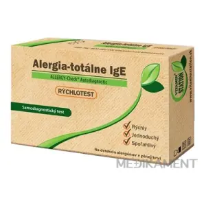 VITAMIN STATION Rýchlotest Alergia-totálne IgE samodiagnostický test z krvi 1 set