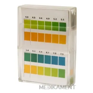 kompava INDIKAČNÝ PAPIERIK prúžky testovanie pH (4,0-7,5) moču 100 ks