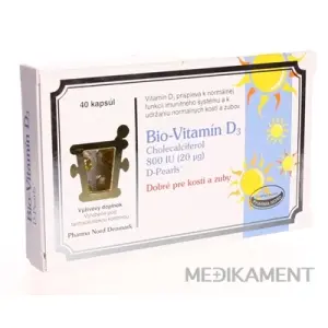 Bio-VITAMÍN D3 cps (cholecalciferol 800 IU) 1x40 ks
