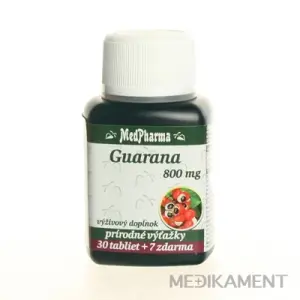 MedPharma GUARANA 800MG tablety 37 ks