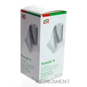 ROSIDAL K 12cmx5m obväz s krátkym ťahom 1x1 ks