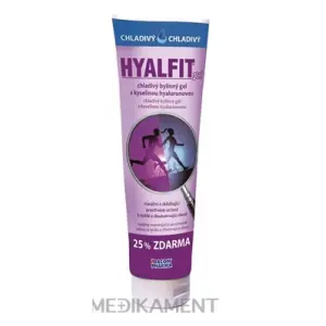 HYALFIT gél chladivý bylinný gél s kys. hyaluronovou (25% zadarmo), 1x150 ml