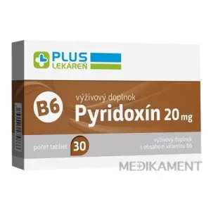 PLUS LEKÁREŇ Pyridoxín 20 mg tablety 30 ks