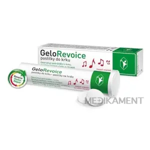 GeloRevoice (inov. 2019) pastilky na hrdlo, čerešňa mentol 1x20 ks
