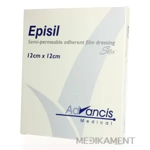 Vellafilm (Episil) krytie na rany silik.transparentné 12x12 cm 1x10 ks