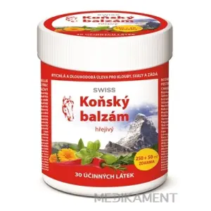 SWISS KONSKÝ BALZAM hrejivý 300 ml
