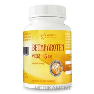 NUTRICIUS Betakarotén EXTRA 15 mg tablety 100 ks