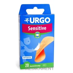 URGO Sensitive Stretch náplasť na citlivú pokožku 3 veľkosti 20 ks