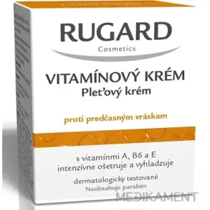 RUGARD VITAMÍNOVÝ KRÉM proti predčasným vráskam, bez parabénov, 1x50 ml