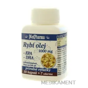MedPharma RYBI OLEJ 1000 mg kapsuly 37 ks