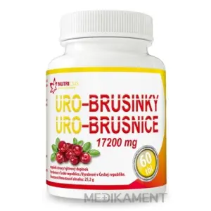 NUTRICIUS URO - BRUSNICE tablety 60 ks