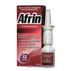 Afrin 0,5 mg/ml nosový sprej 15 ml