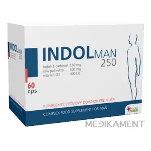 INDOL MAN 250 pre ženy 60 kapsúl