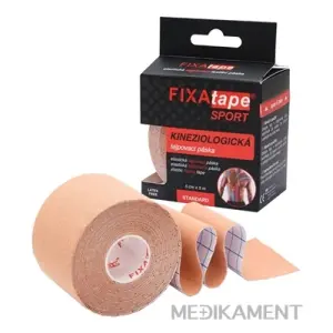 FIXAtape SPORT STANDARD KINESIOLOGY elastická tejpovacia páska telová 5 cm x 5 m 1 ks
