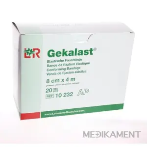 GEKALAST HYDROF. ELAST. FIXAČNÝ OBVAZ 8cmx4m 1x20 ks