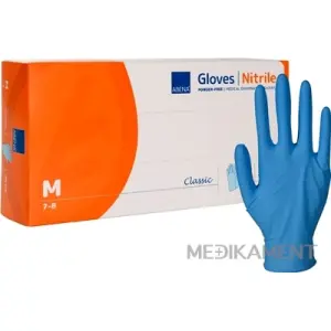 ABENA Rukavice Nitril vyšetrovacie, veľ. M (veľ. 7-8; nepudrované) 1x150 ks