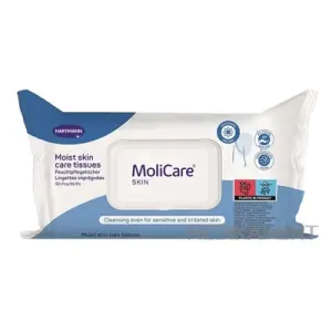 MoliCare SKIN Vlhké ošetrovacie utierky 50 ks