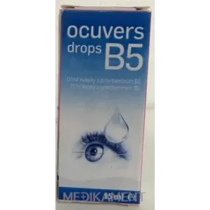 Ocuvers drops B5 očné kvapky s provitamínom B5, 1x15 ml