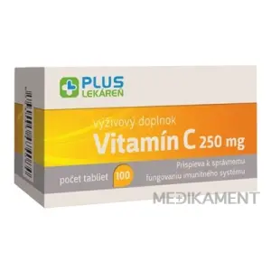 PLUS LEKÁREŇ Vitamín C 250 mg tablety 100 ks