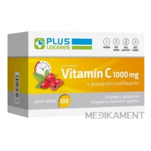PLUS LEKÁREŇ Vitamín C 1000 mg tablety s postupným uvoľňovaním 100 ks