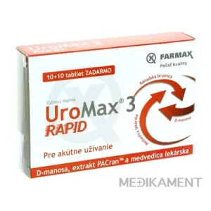 FARMAX UroMax 3 Rapid tbl 10+10 ZADARMO, 1x20 ks