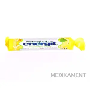 Energit hroznový cukor MULTIVITAMÍN Citrón pastilky 17 ks 