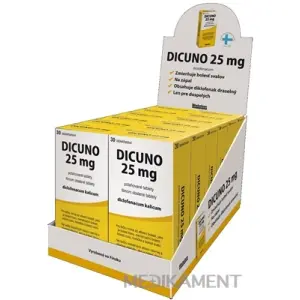 DICUNO 25 mg filmom obalené tablety DISPLEJ tbl flm (ŠÚKL kód: 07459) 12x30 ks