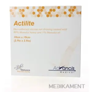 ACTILITE krytie na rany antimikrobiálne 10x10 cm 10 ks