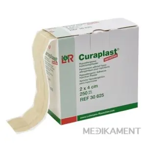 CURAPLAST SENSITIVE poinjekčná náplasť (rolka 250 ks) 1x1 ks