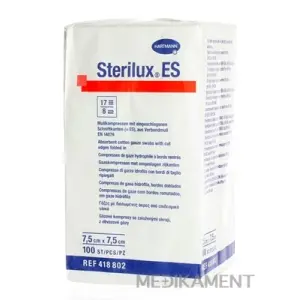 STERILUX ES kompres nesterilný 7,5 cm x 7,5 cm 100 ks