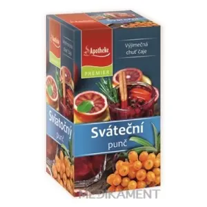 APOTHEKE PREMIER SVIATOČNÝ PUNČ bylinný čaj  vrecúška 20 x 2 g